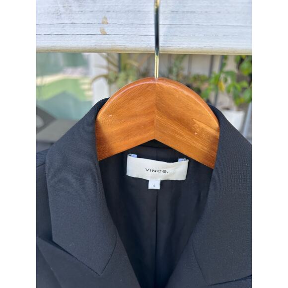 Vince tailored black blazer vest size small - Picture 8 of 9